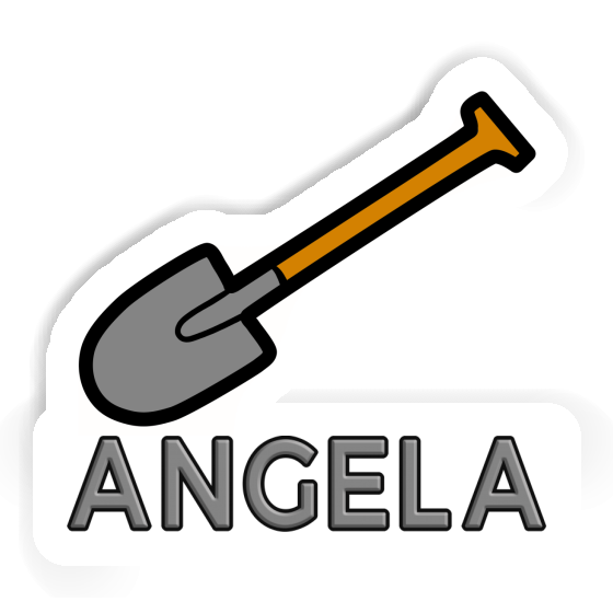 Angela Sticker Shovel Notebook Image