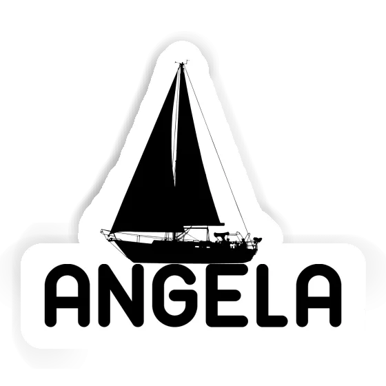 Angela Autocollant Voilier Notebook Image