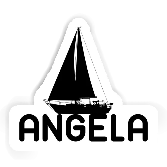 Sticker Angela Sailboat Notebook Image