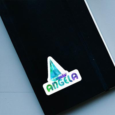 Angela Sticker Sailboat Laptop Image