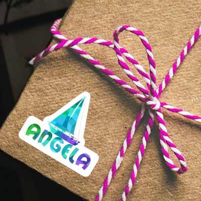 Angela Sticker Sailboat Gift package Image