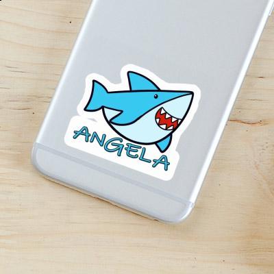 Sticker Angela Shark Notebook Image