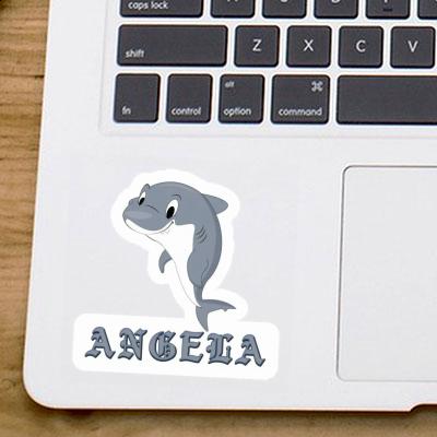 Shark Sticker Angela Notebook Image