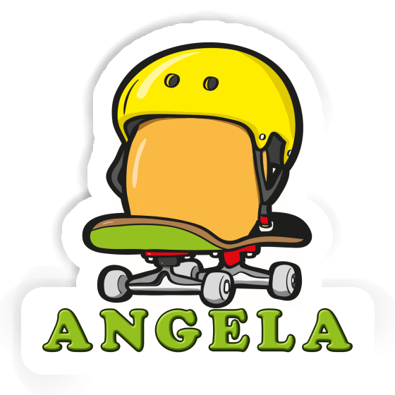 Angela Aufkleber Skateboard-Ei Notebook Image