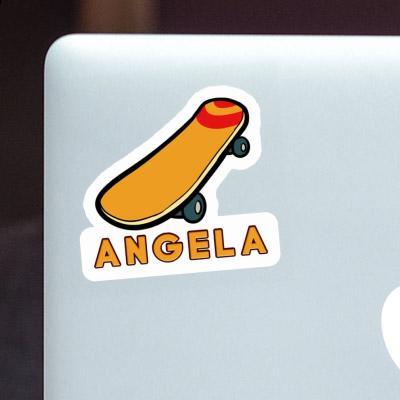Sticker Skateboard Angela Notebook Image