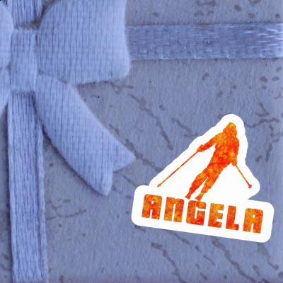 Skier Sticker Angela Gift package Image