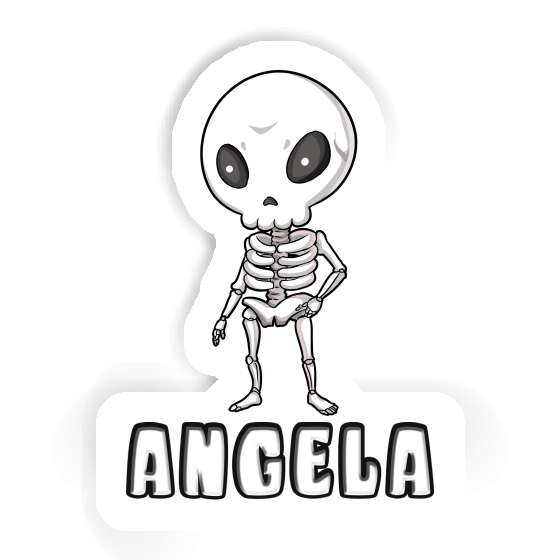 Aufkleber Angela Alien Notebook Image