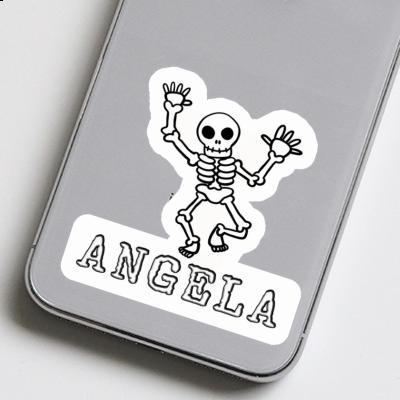 Autocollant Squelette Angela Notebook Image