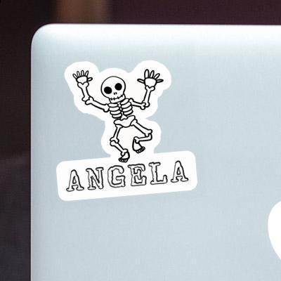 Angela Sticker Skelett Image