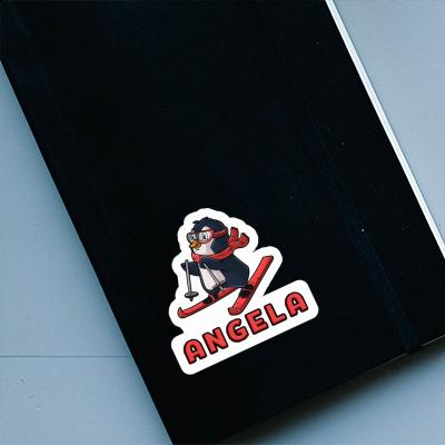Skifahrerin Sticker Angela Gift package Image