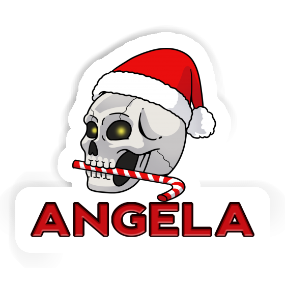 Angela Autocollant Crâne de Noël Gift package Image