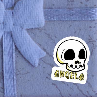 Sticker Angela Skull Notebook Image