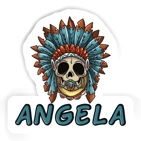 Baby-Skull Sticker Angela Notebook Image