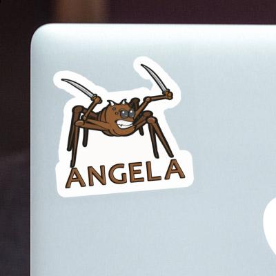 Angela Sticker Kampfspinne Laptop Image