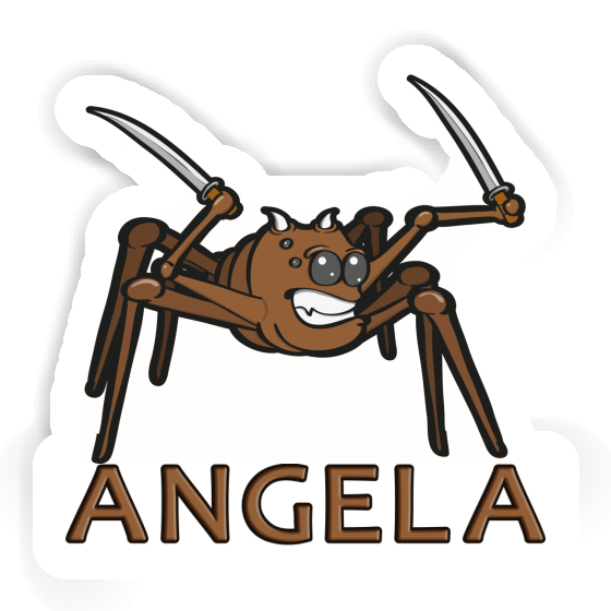 Araignée de combat Autocollant Angela Image