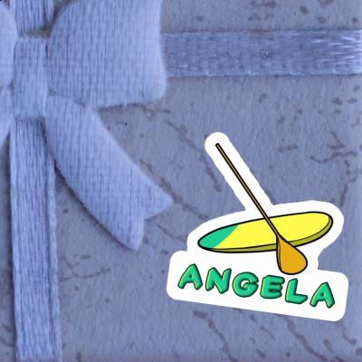 Angela Sticker Stand Up Paddle Laptop Image