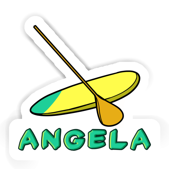 Angela Sticker Stand Up Paddle Laptop Image