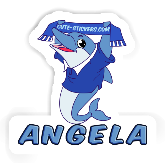 Angela Sticker Dolphin Laptop Image