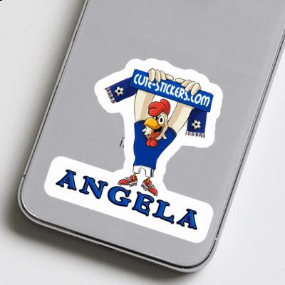 Aufkleber Hahn Angela Laptop Image