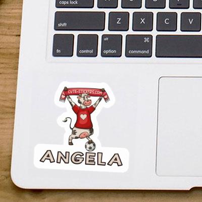 Sticker Kuh Angela Laptop Image