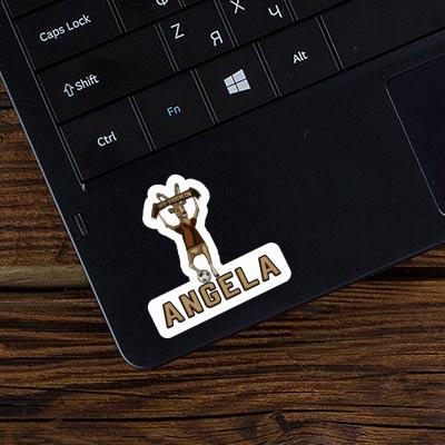 Sticker Angela Capricorn Laptop Image