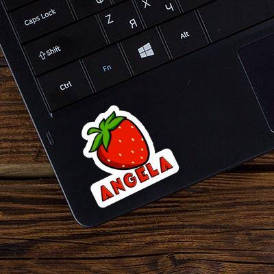 Angela Sticker Strawberry Notebook Image