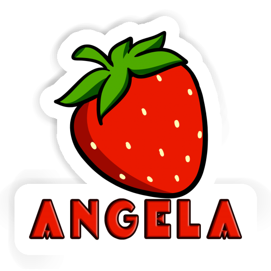 Erdbeere Aufkleber Angela Image
