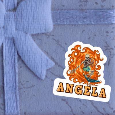 Angela Sticker Surfer Image