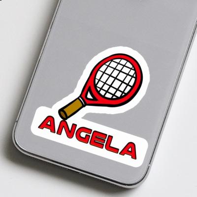 Angela Sticker Tennisschläger Image