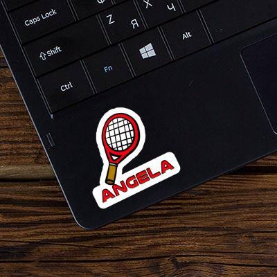 Angela Autocollant Raquette de tennis Laptop Image