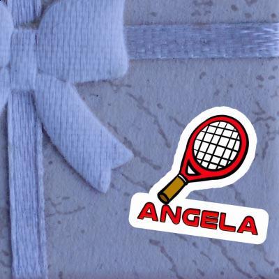 Angela Sticker Tennisschläger Image