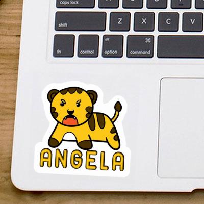 Sticker Angela Baby Tiger Gift package Image