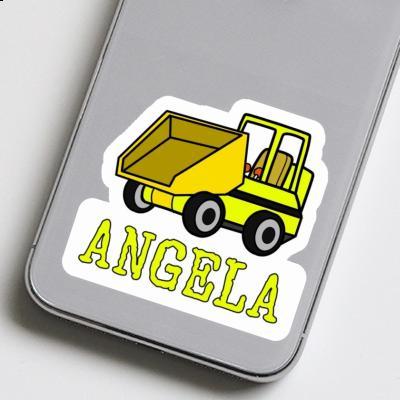 Front Tipper Sticker Angela Image