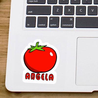 Tomato Sticker Angela Laptop Image