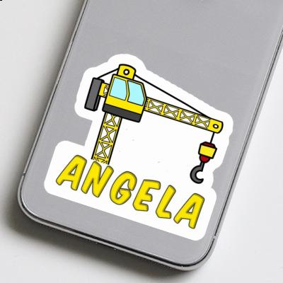 Aufkleber Angela Turmkran Laptop Image