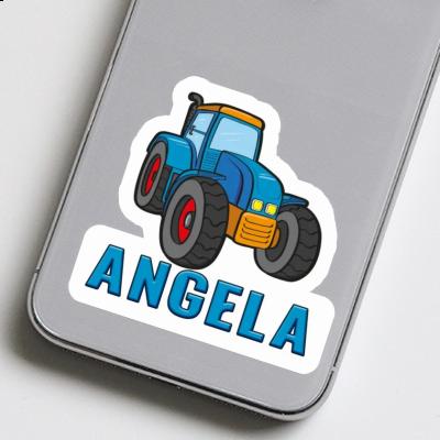 Sticker Angela Tractor Laptop Image