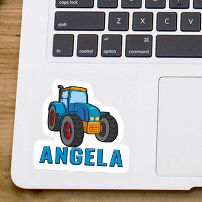 Sticker Angela Tractor Image