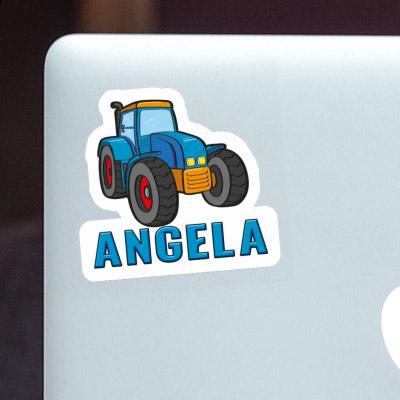 Angela Autocollant Tracteur Notebook Image