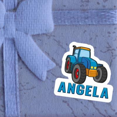 Sticker Angela Tractor Notebook Image