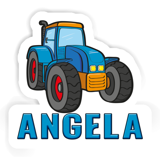 Angela Autocollant Tracteur Laptop Image