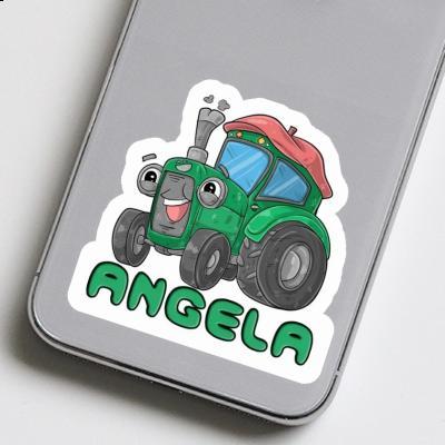 Autocollant Angela Tracteur Notebook Image