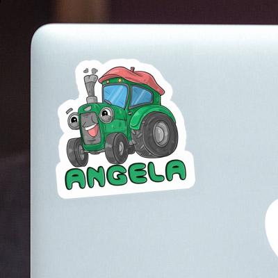 Angela Aufkleber Traktor Notebook Image