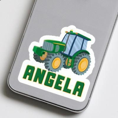 Tracteur Autocollant Angela Laptop Image