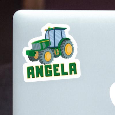 Angela Sticker Tractor Image