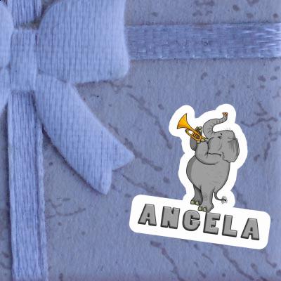 Trompeten-Elefant Sticker Angela Gift package Image