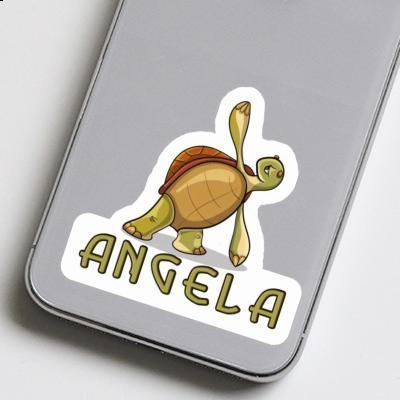 Sticker Turtle Angela Laptop Image