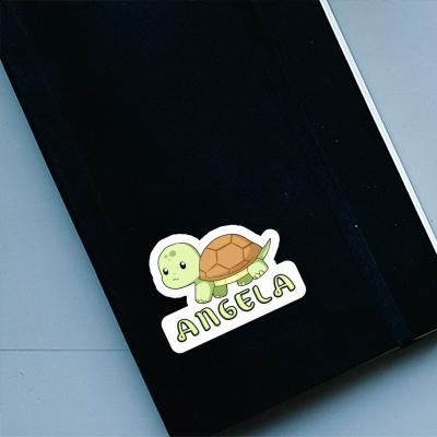 Sticker Angela Turtle Laptop Image