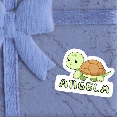 Aufkleber Schildkröte Angela Image