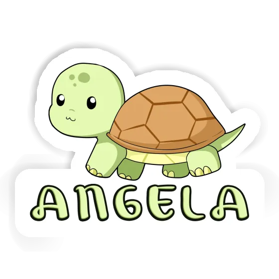 Sticker Angela Turtle Laptop Image