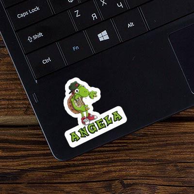 Sticker Hip Hop Turtle Angela Laptop Image
